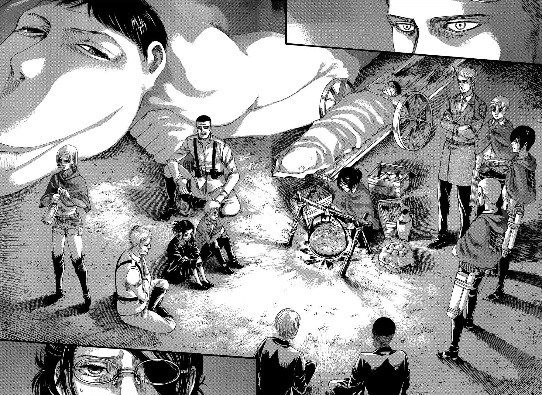 Attack on Titan Chapter 127 page 11 - Chapter 127: Night of the End