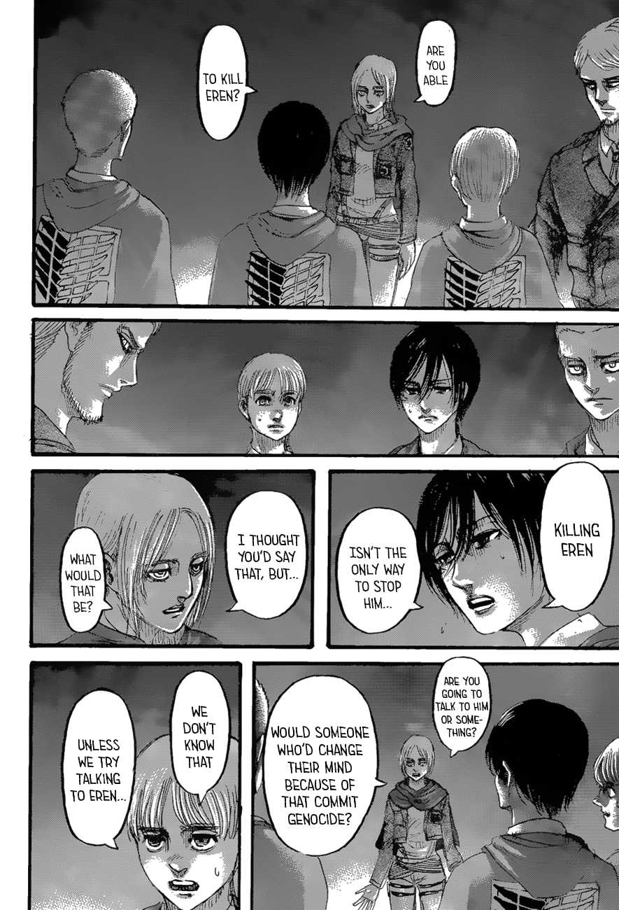 Attack on Titan Chapter 127 page 16 - Chapter 127: Night of the End