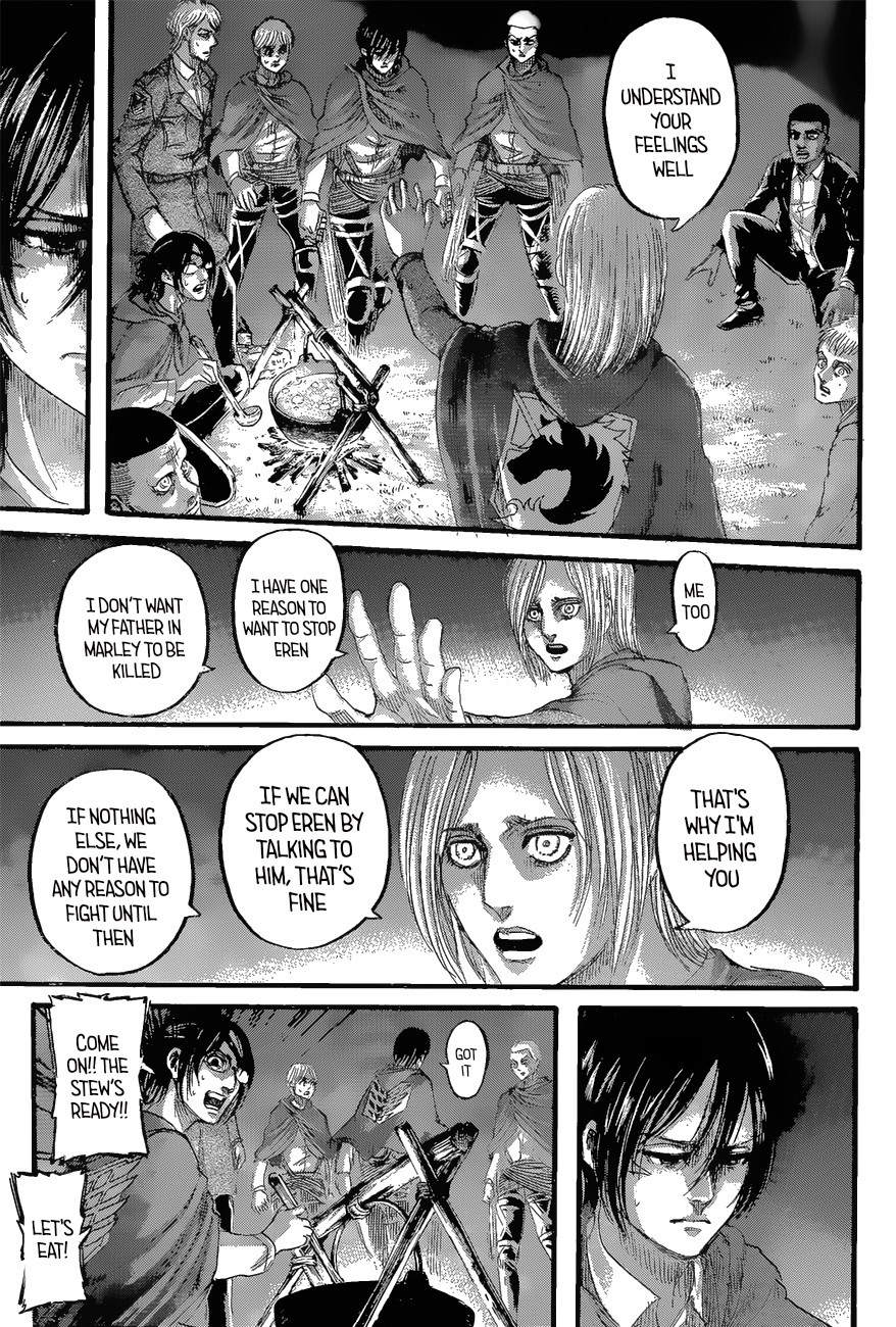 Attack on Titan Chapter 127 page 19 - Chapter 127: Night of the End