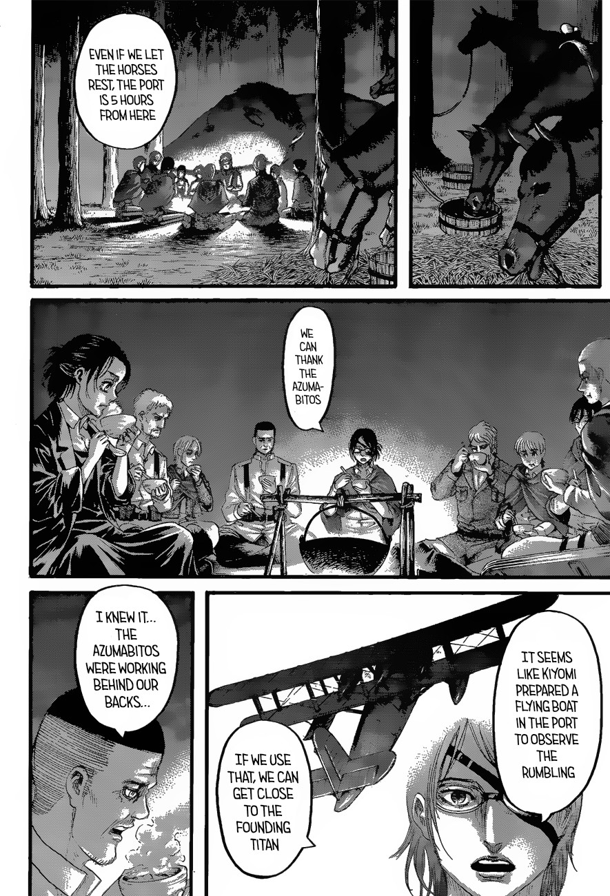 Attack on Titan Chapter 127 page 20 - Chapter 127: Night of the End