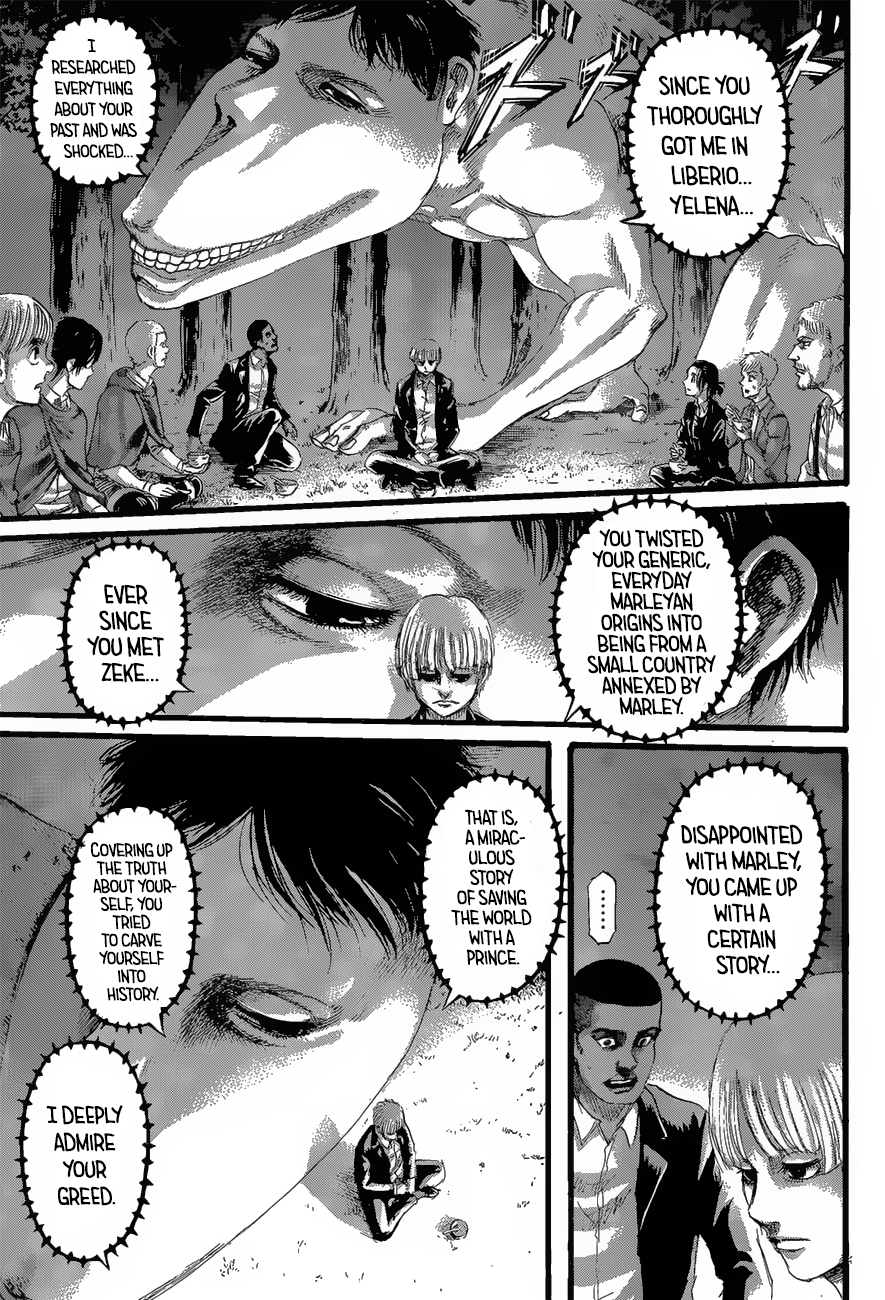 Attack on Titan Chapter 127 page 23 - Chapter 127: Night of the End
