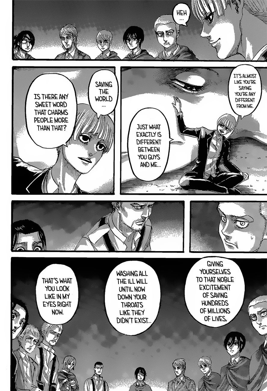 Attack on Titan Chapter 127 page 24 - Chapter 127: Night of the End