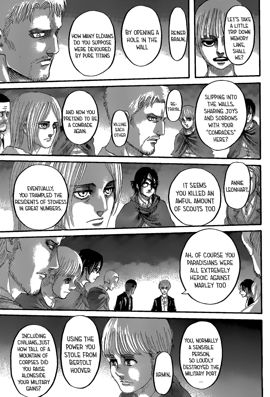 Attack on Titan Chapter 127 page 25 - Chapter 127: Night of the End