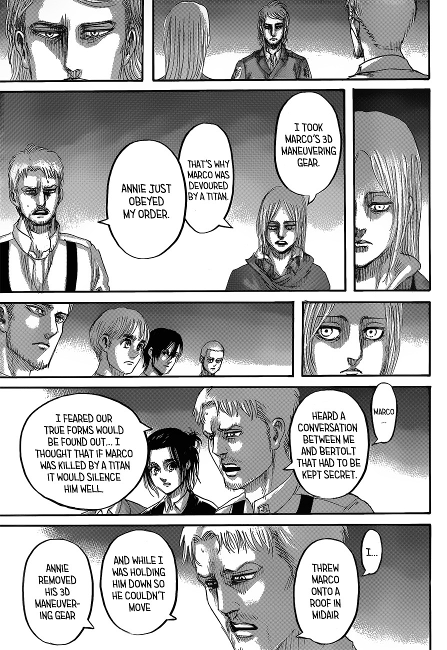Attack on Titan Chapter 127 page 29 - Chapter 127: Night of the End