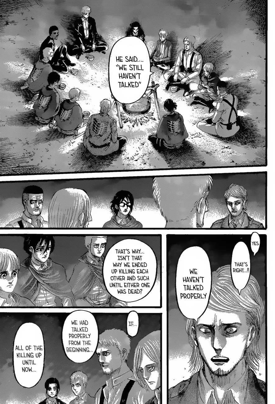 Attack on Titan Chapter 127 page 31 - Chapter 127: Night of the End