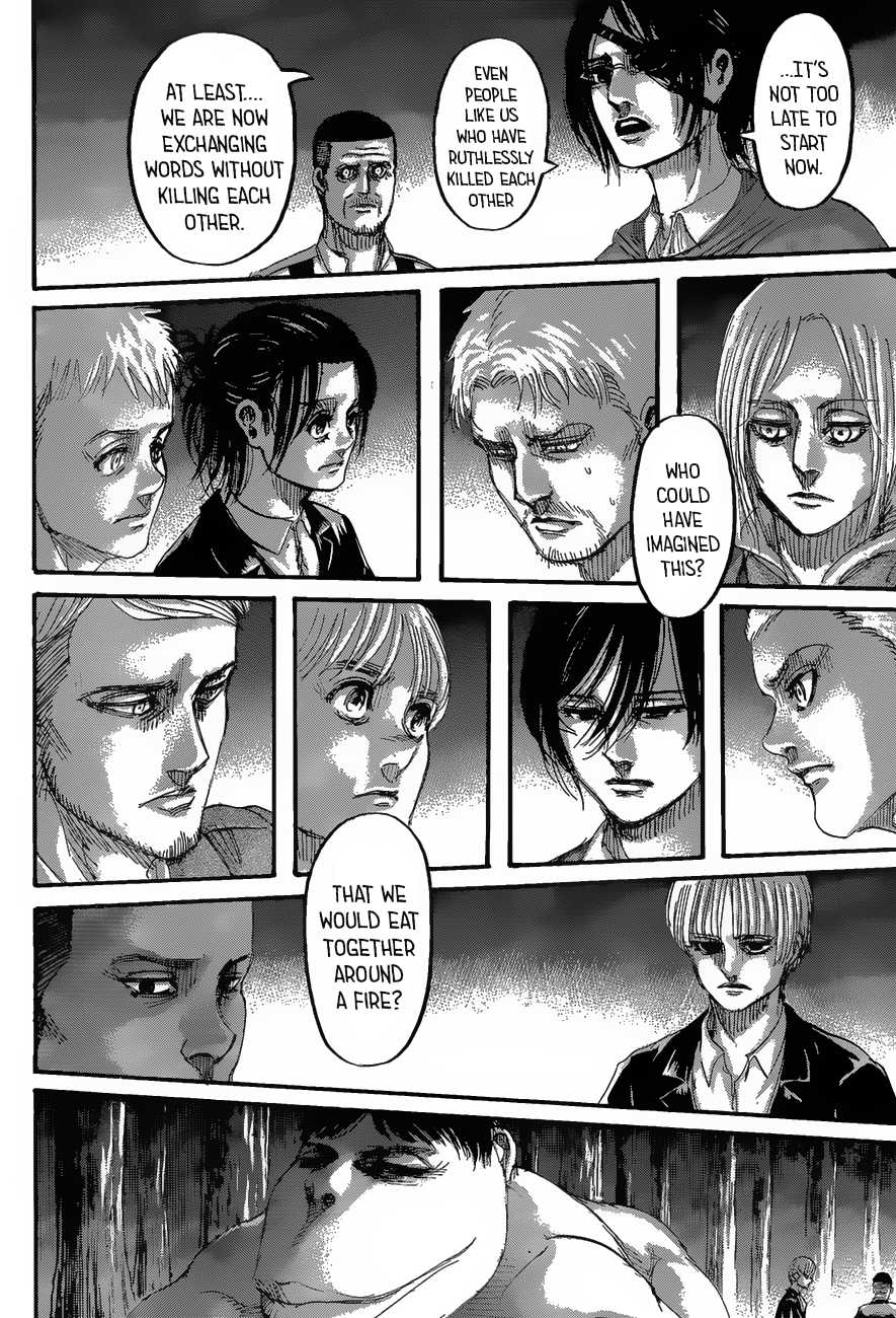 Attack on Titan Chapter 127 page 32 - Chapter 127: Night of the End