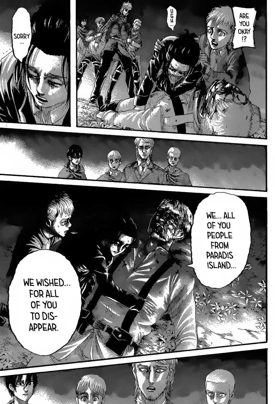 Attack on Titan Chapter 127 page 37 - Chapter 127: Night of the End