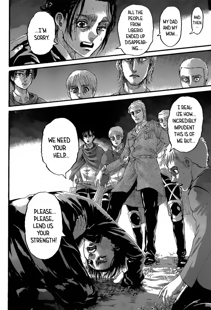 Attack on Titan Chapter 127 page 38 - Chapter 127: Night of the End