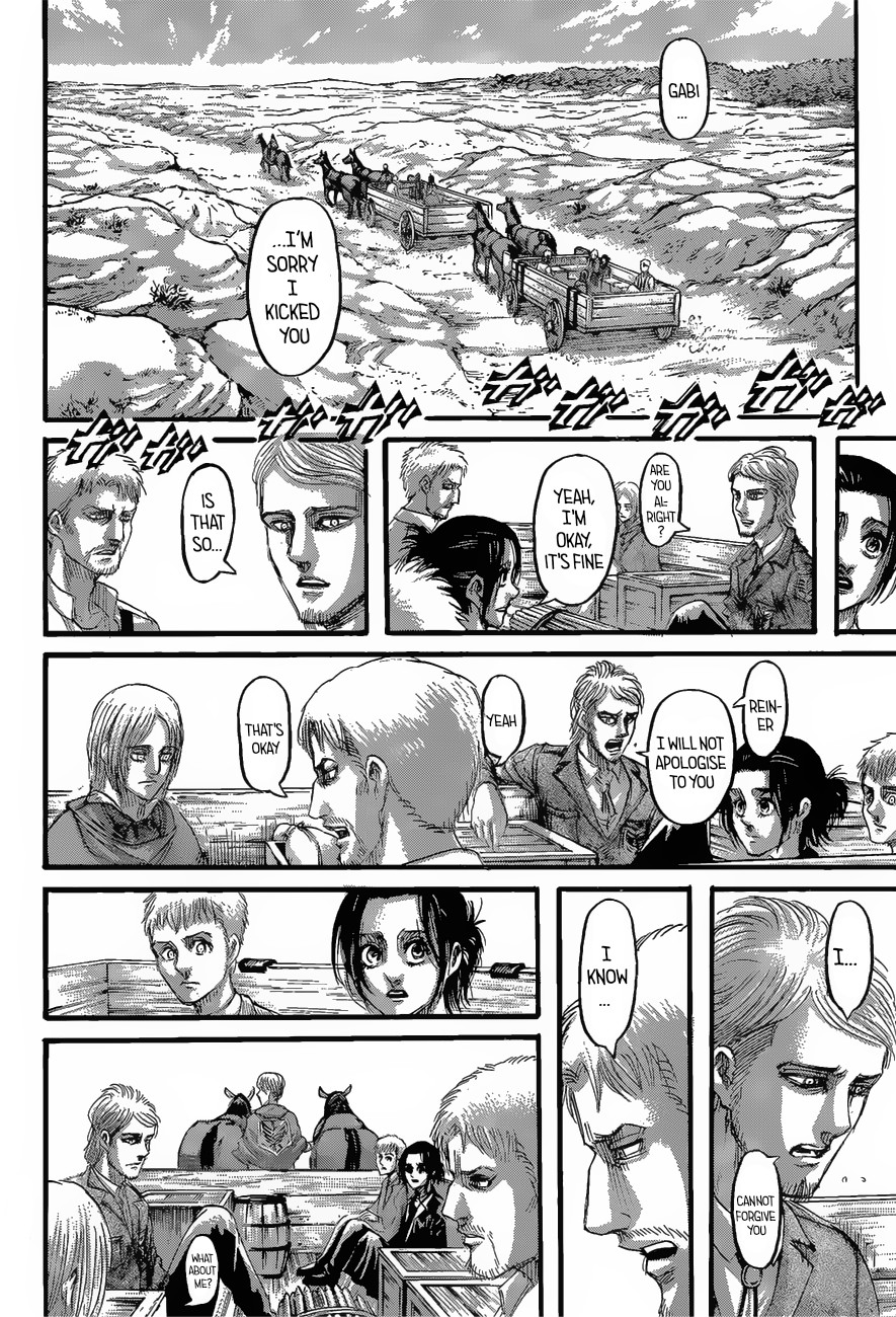 Attack on Titan Chapter 127 page 42 - Chapter 127: Night of the End