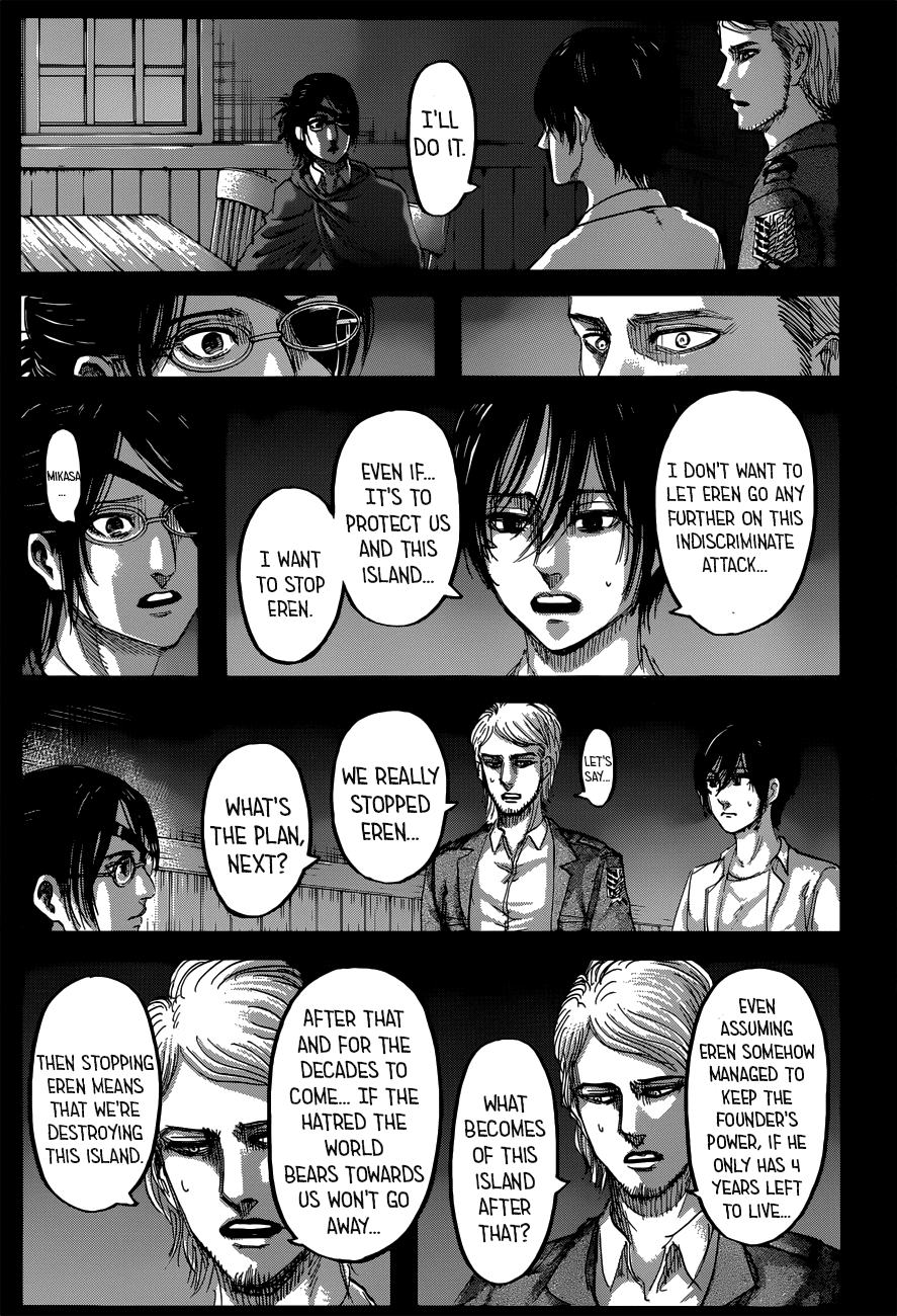 Attack on Titan Chapter 127 page 6 - Chapter 127: Night of the End