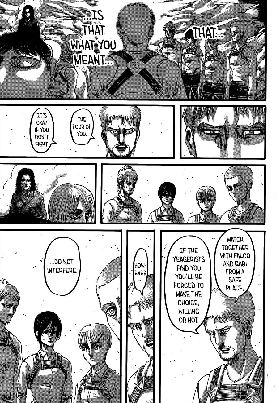 Attack on Titan manga, chapter 128, page 10 of 46