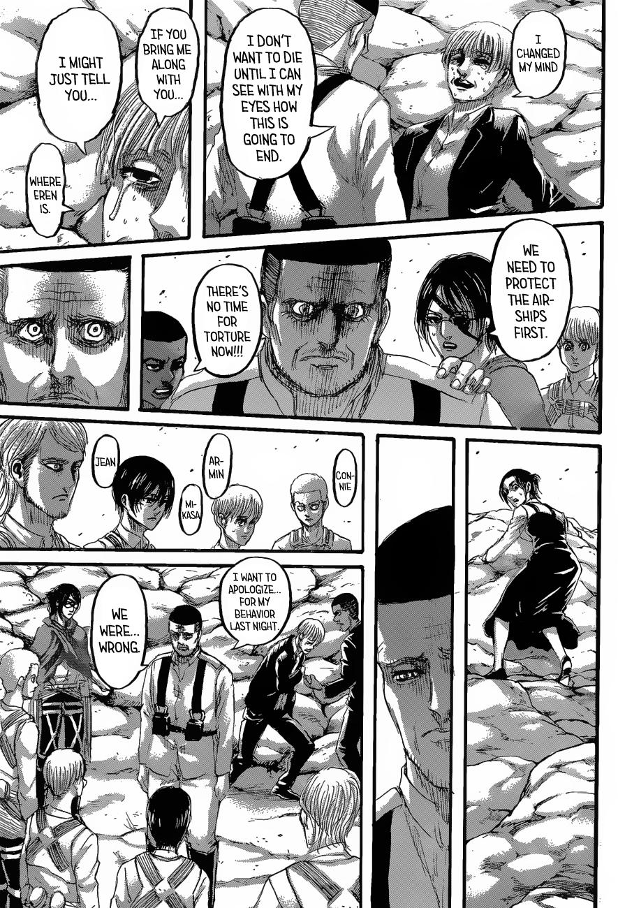 Attack on Titan manga, chapter 128, page 14 of 46