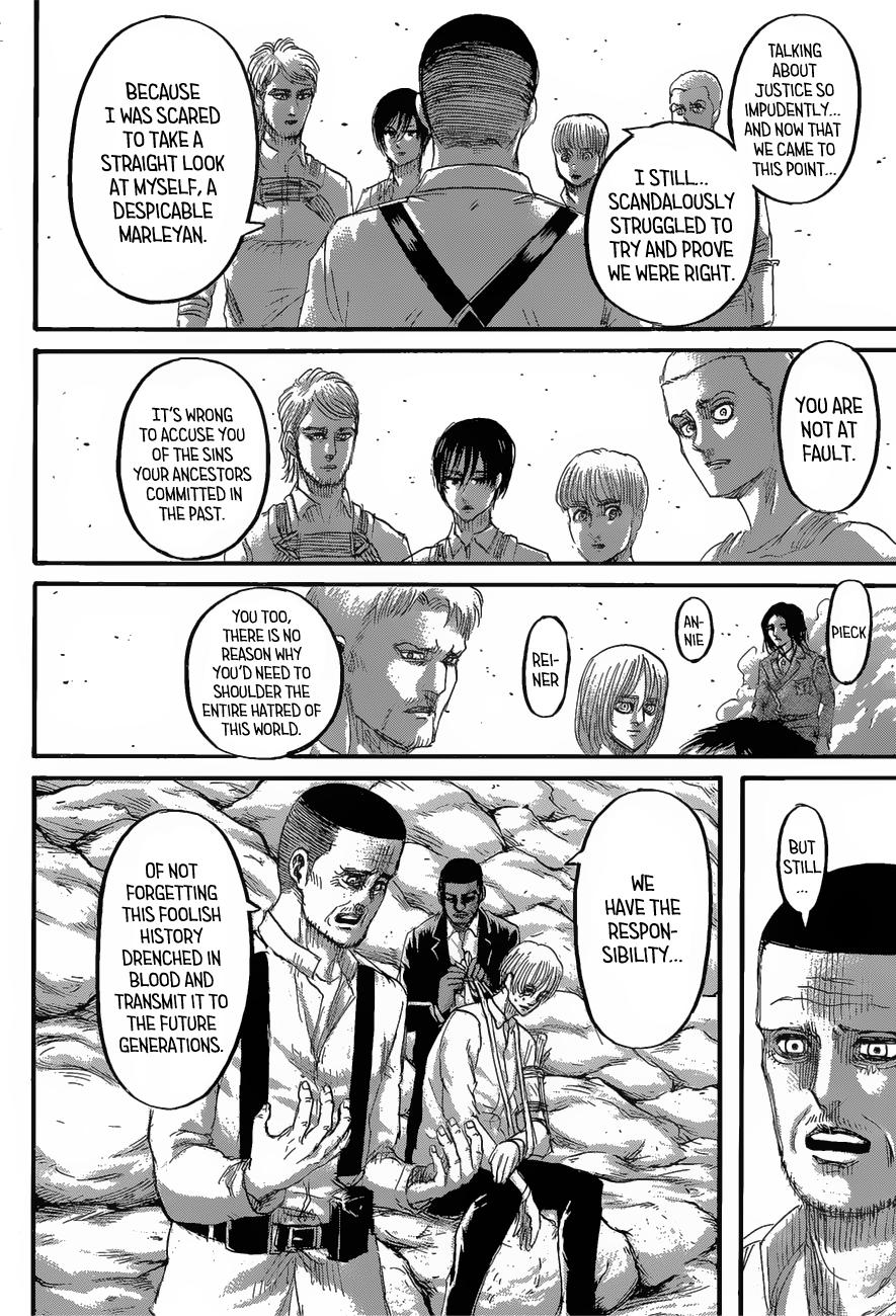 Attack on Titan manga, chapter 128, page 15 of 46