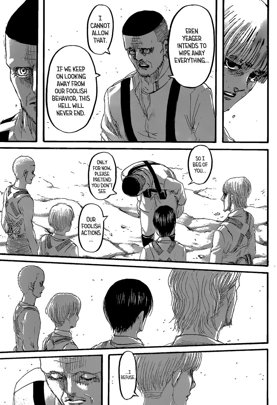Attack on Titan manga, chapter 128, page 16 of 46