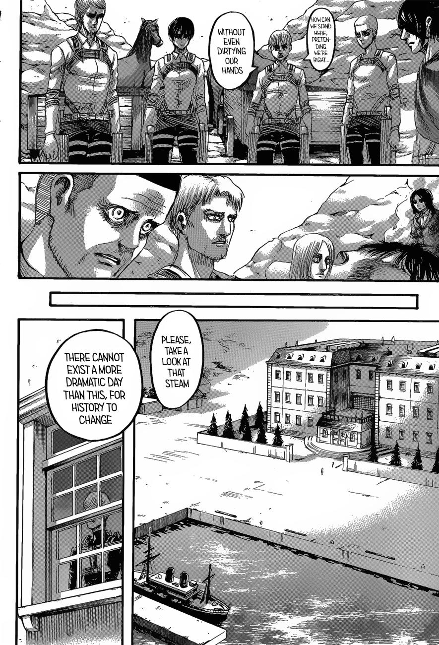 Attack on Titan manga, chapter 128, page 17 of 46