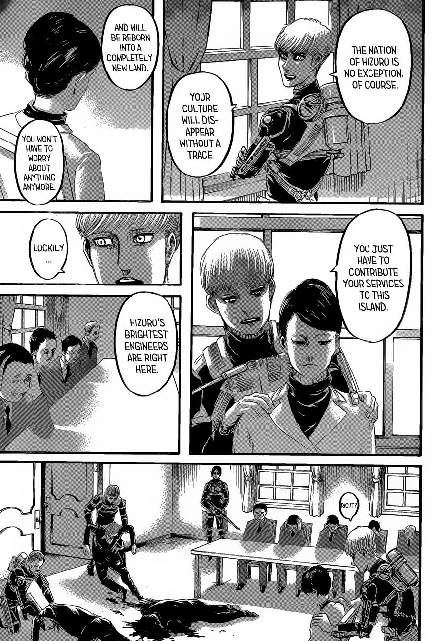 Attack on Titan manga, chapter 128, page 18 of 46