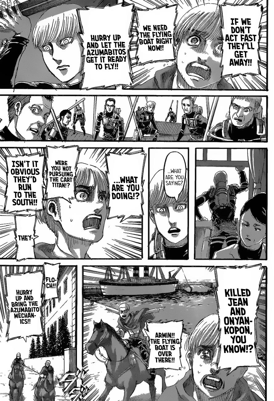 Attack on Titan manga, chapter 128, page 22 of 46