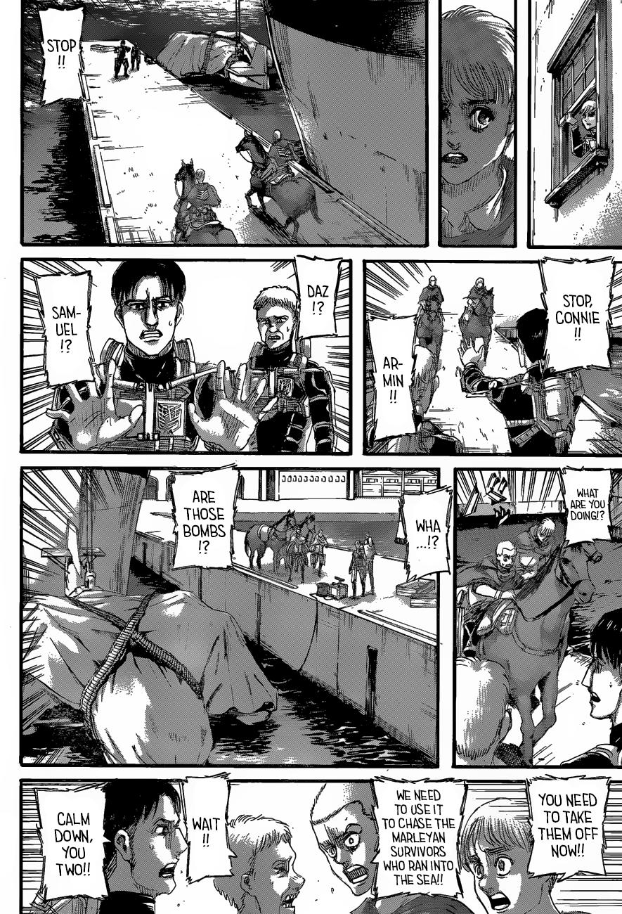 Attack on Titan manga, chapter 128, page 23 of 46