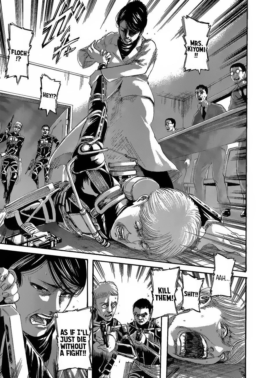 Attack on Titan manga, chapter 128, page 28 of 46
