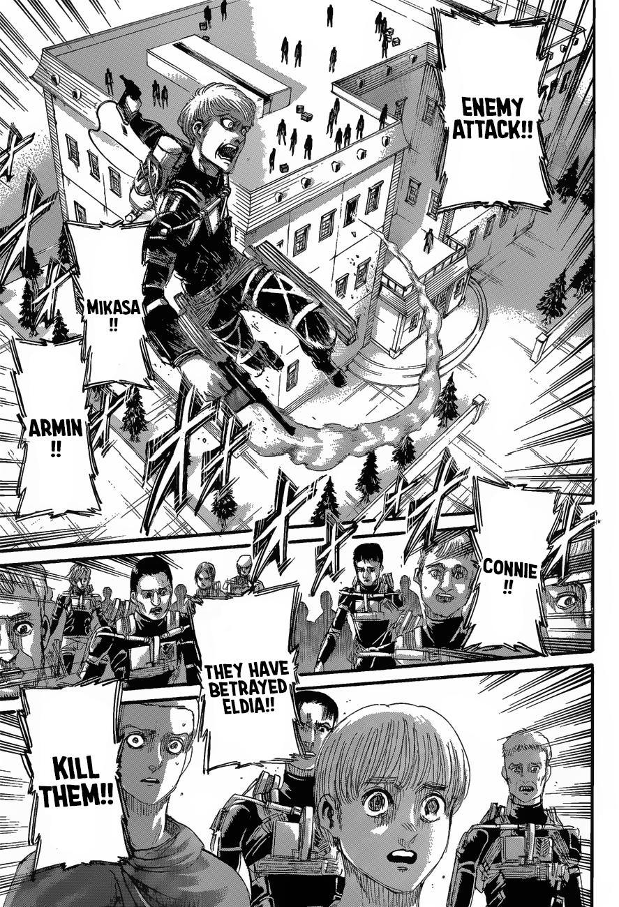 Attack on Titan manga, chapter 128, page 32 of 46