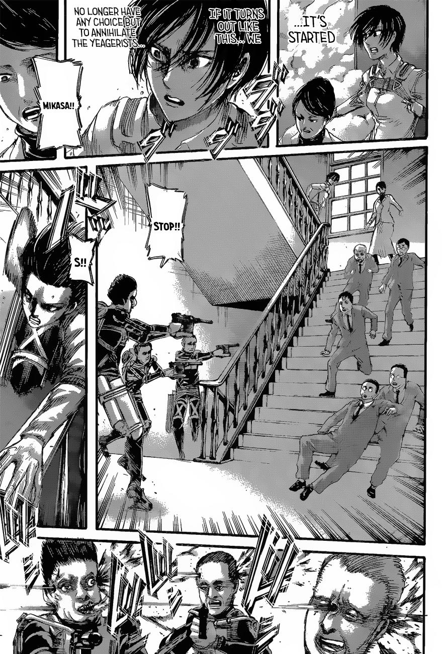 Attack on Titan manga, chapter 128, page 34 of 46