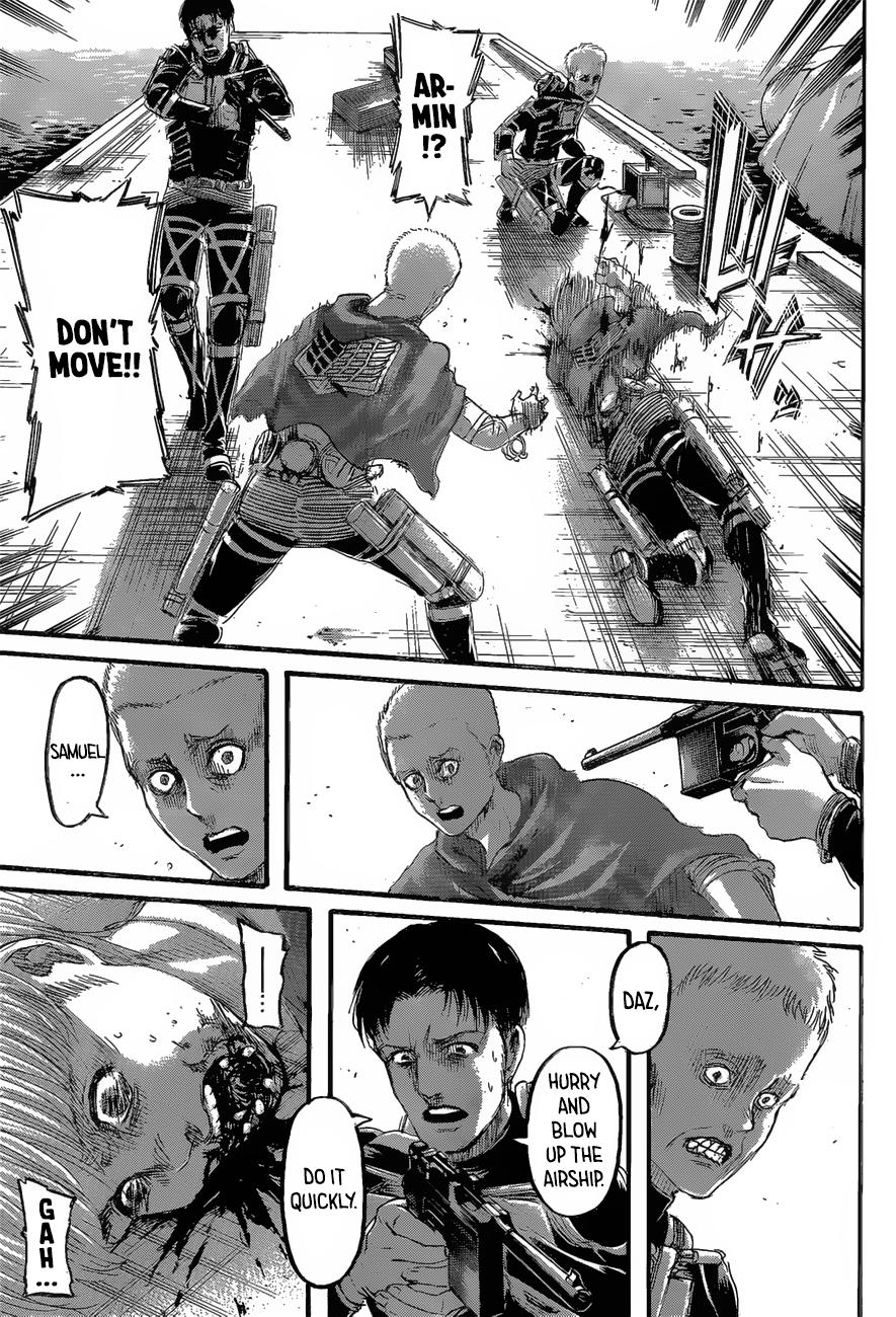 Attack on Titan manga, chapter 128, page 38 of 46