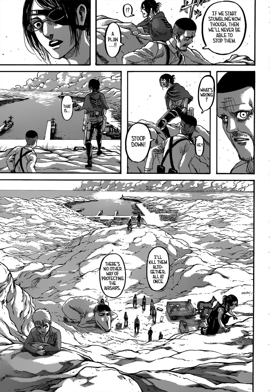 Attack on Titan manga, chapter 128, page 4 of 46