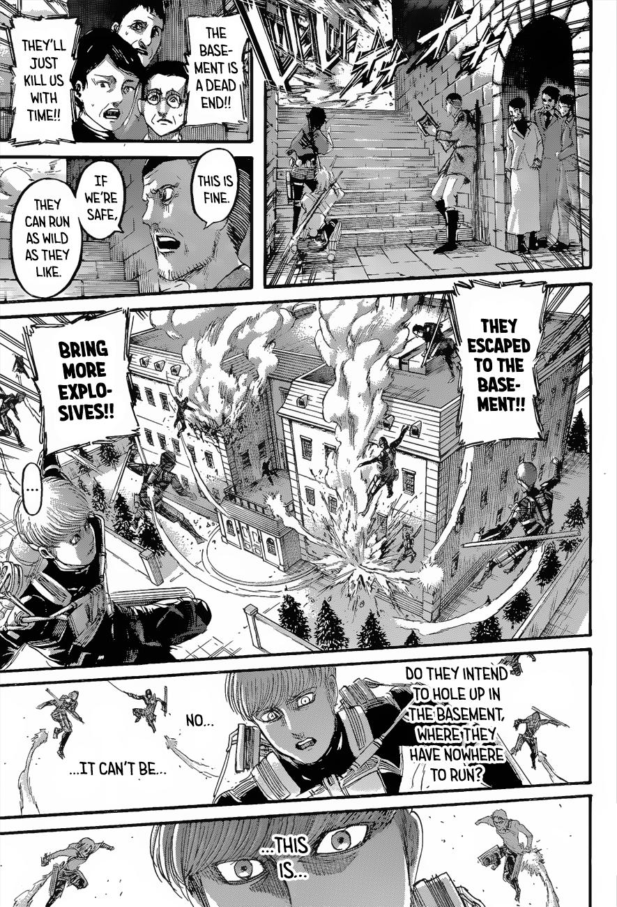 Attack on Titan manga, chapter 128, page 40 of 46