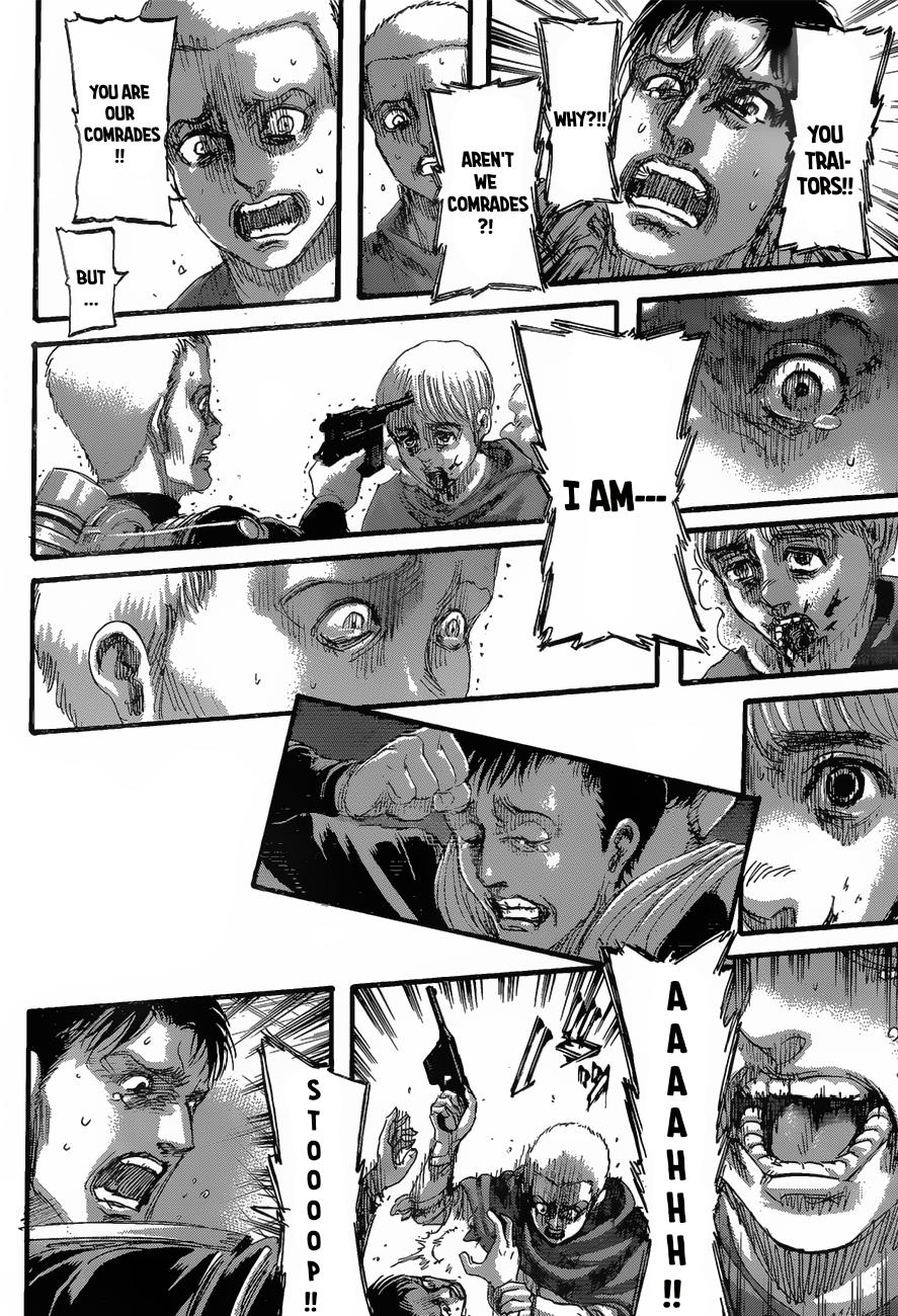 Attack on Titan manga, chapter 128, page 45 of 46