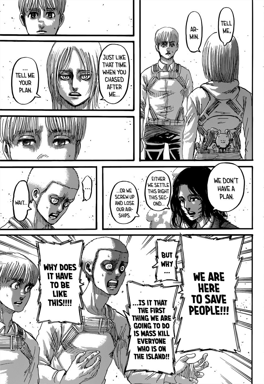 Attack on Titan manga, chapter 128, page 8 of 46