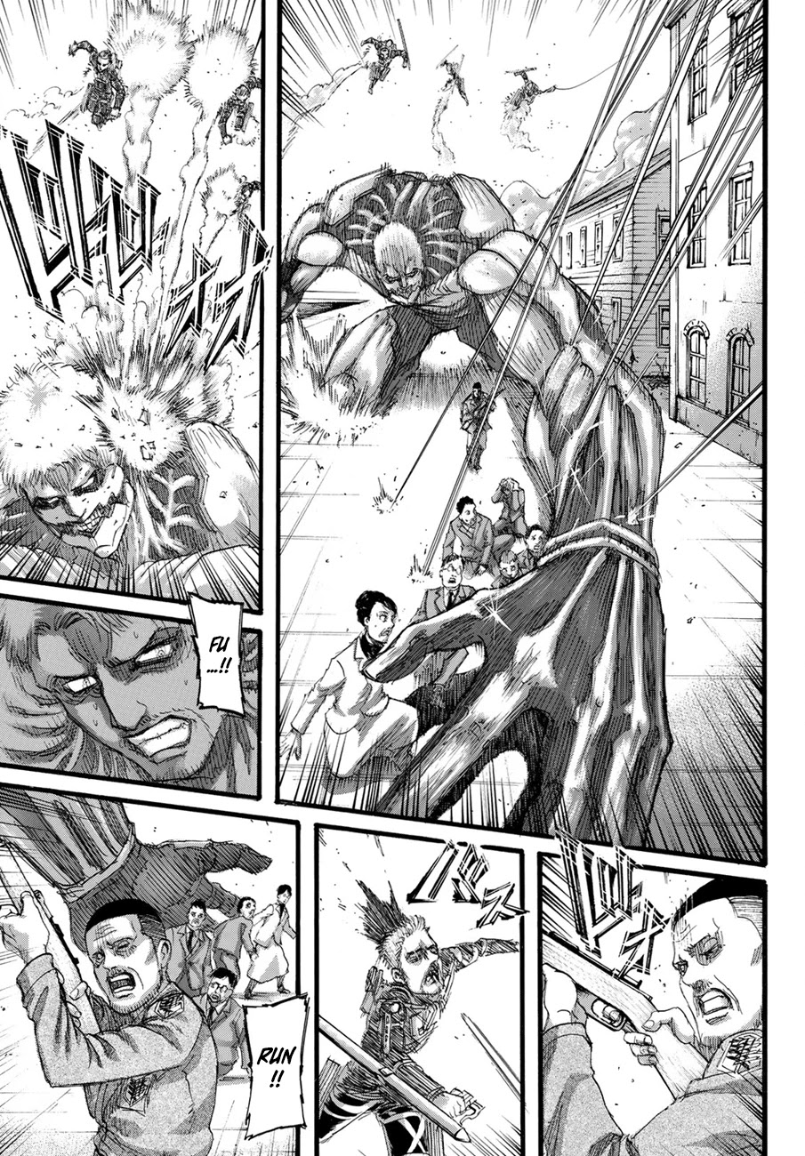 Attack on Titan manga, chapter 129, page 13 of 45