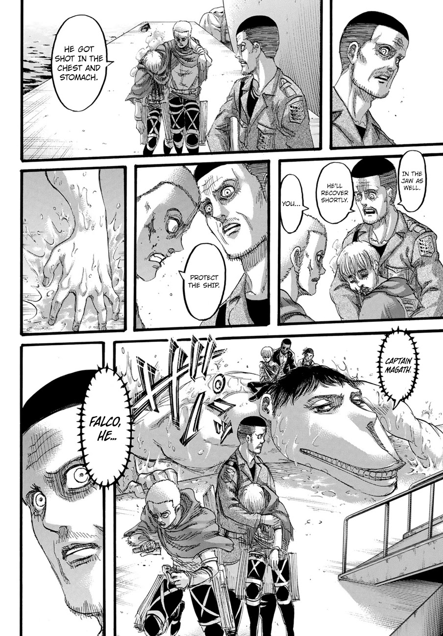 Attack on Titan manga, chapter 129, page 20 of 45