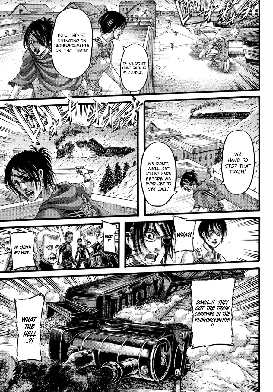 Attack on Titan manga, chapter 129, page 21 of 45