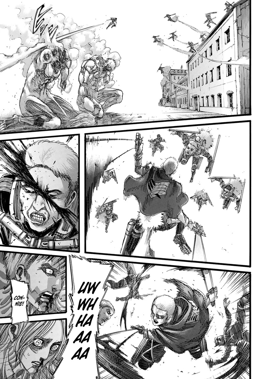 Attack on Titan manga, chapter 129, page 23 of 45