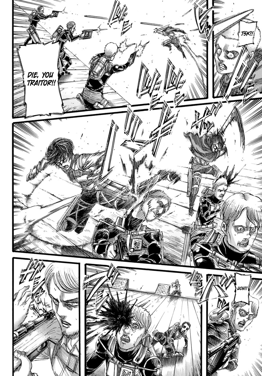 Attack on Titan manga, chapter 129, page 24 of 45