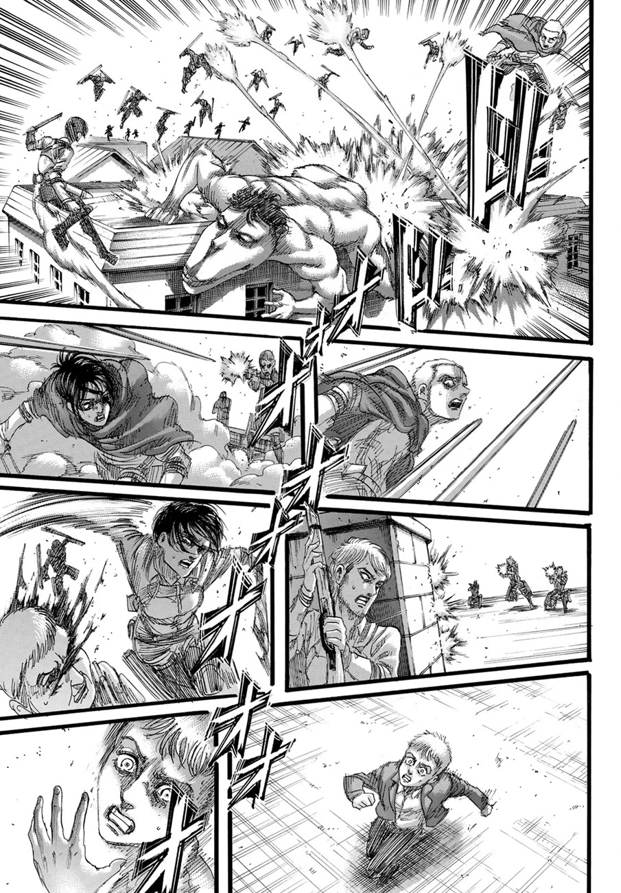 Attack on Titan manga, chapter 129, page 27 of 45