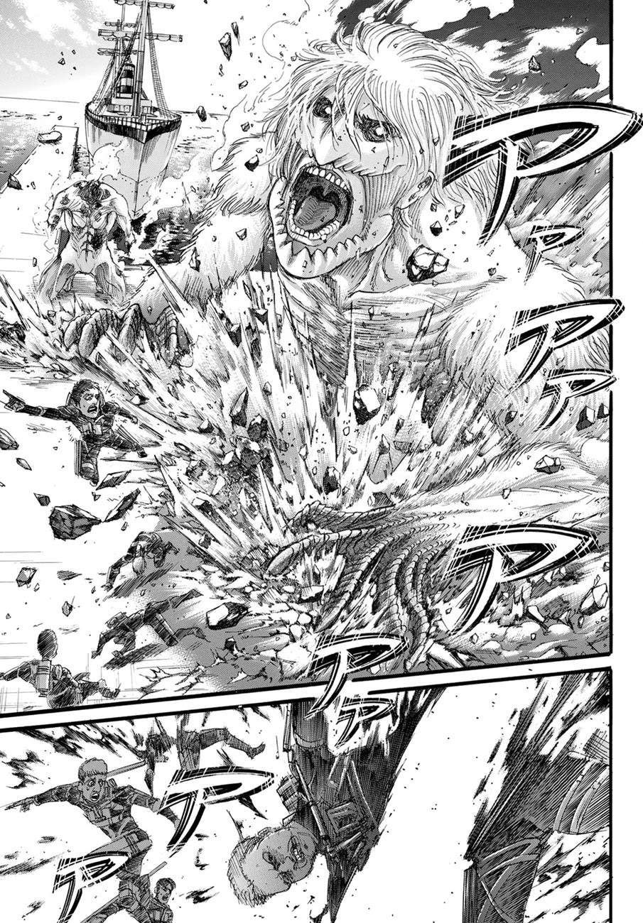 Attack on Titan manga, chapter 129, page 29 of 45