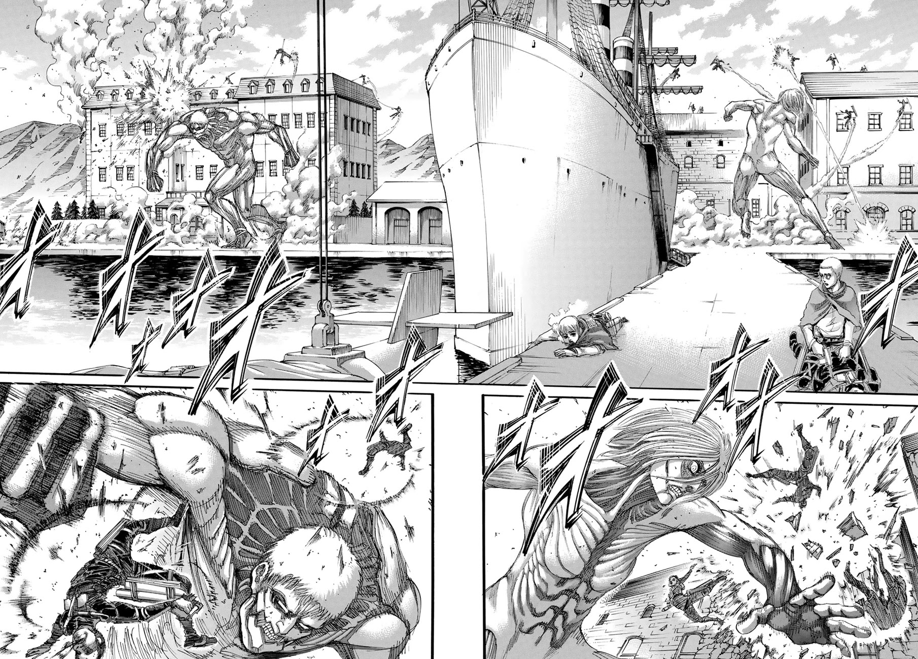 Attack on Titan manga, chapter 129, page 3 of 45