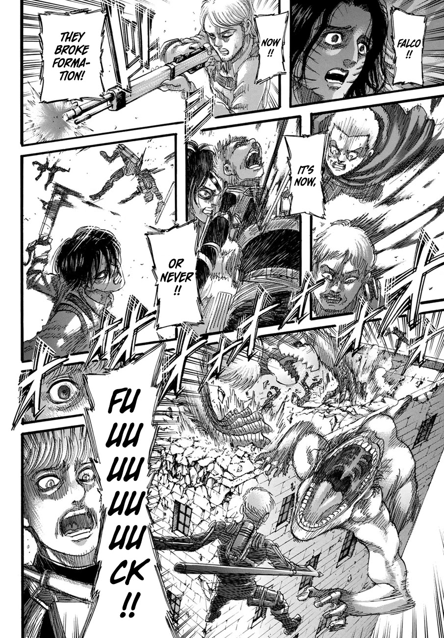 Attack on Titan manga, chapter 129, page 30 of 45