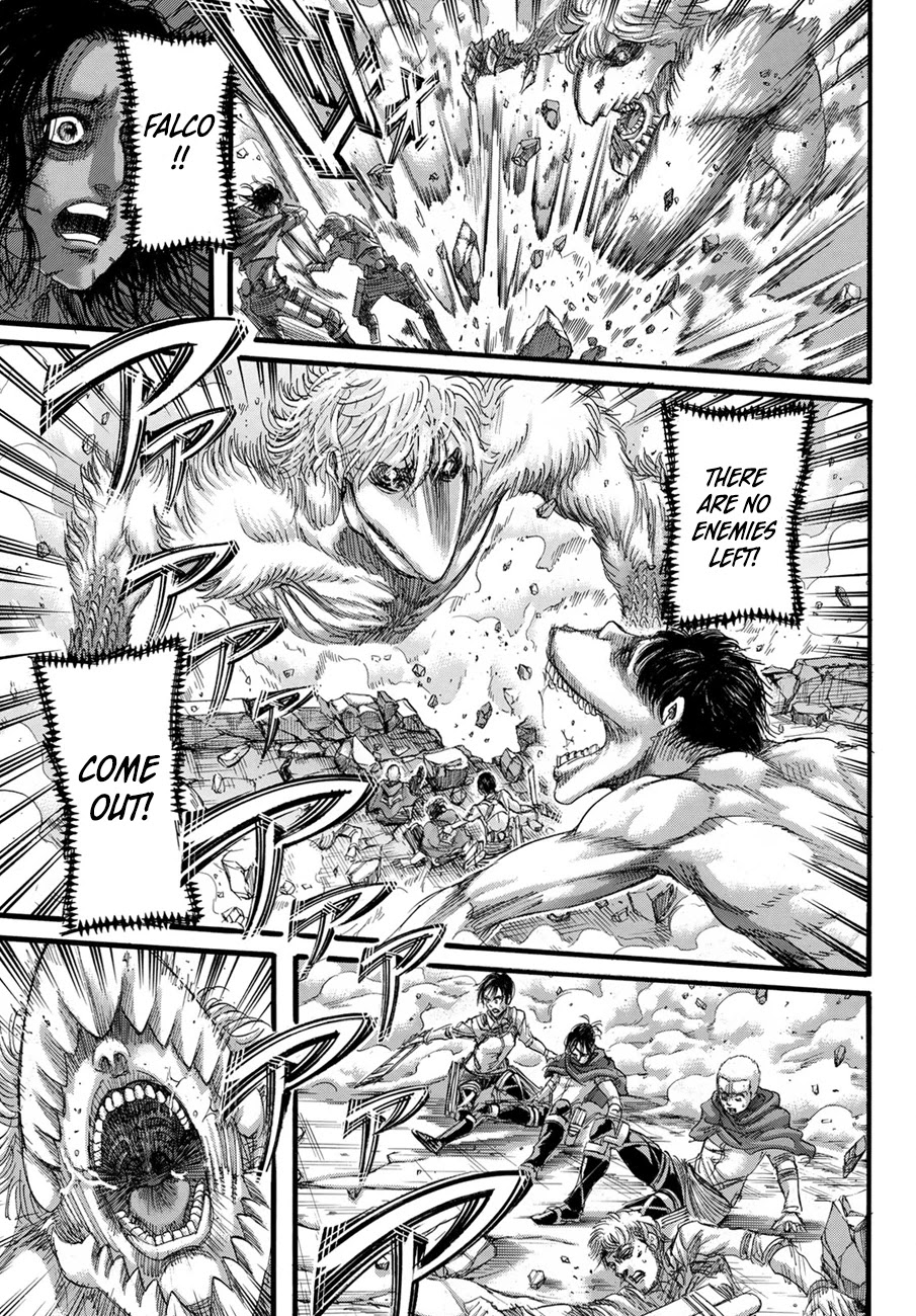 Attack on Titan manga, chapter 129, page 35 of 45