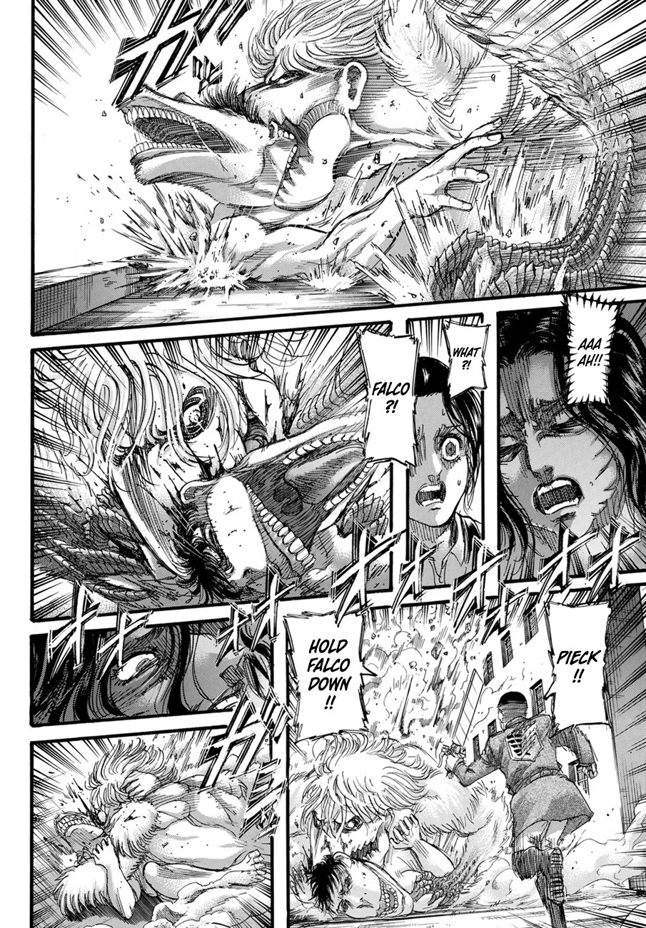 Attack on Titan manga, chapter 129, page 36 of 45