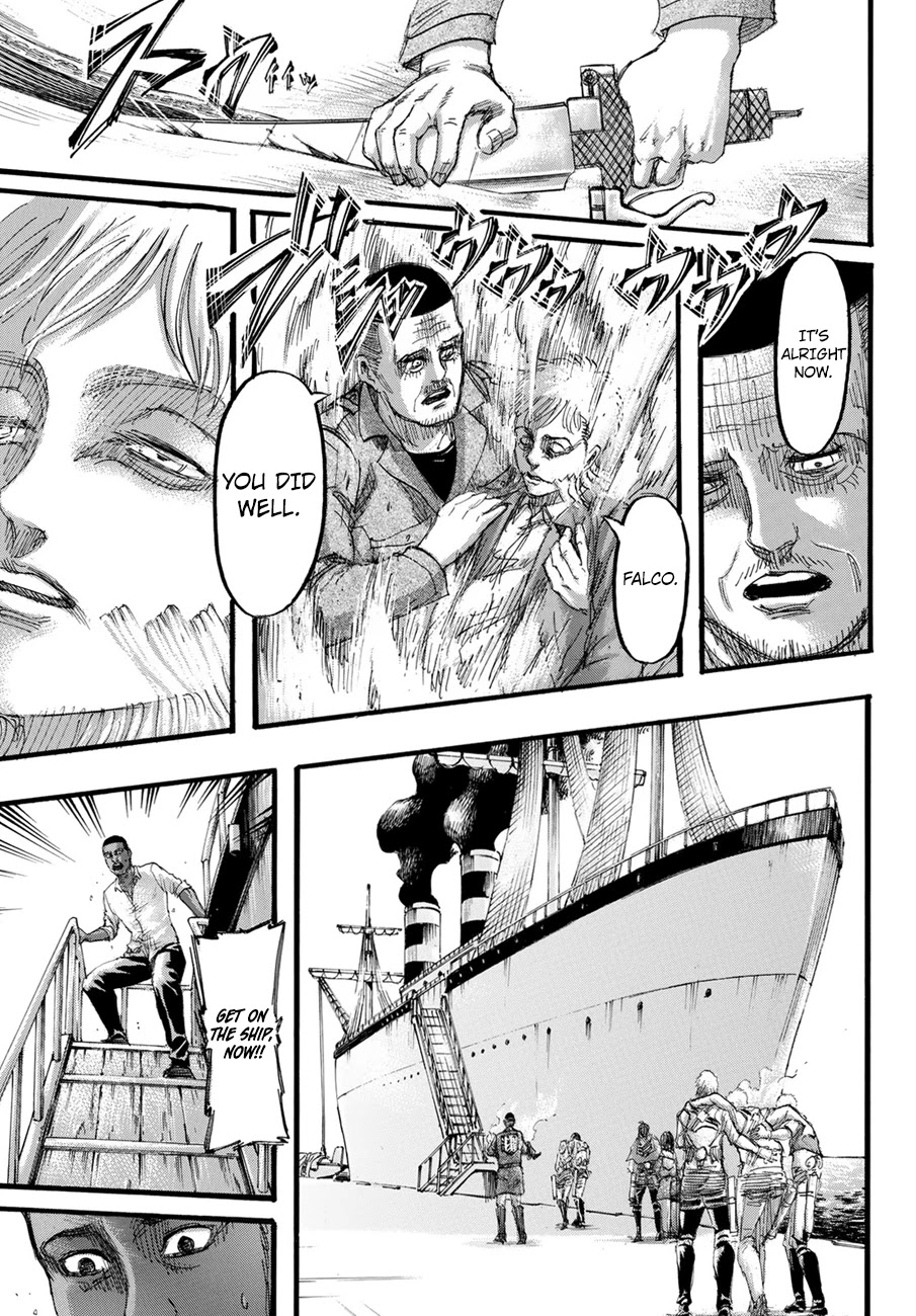 Attack on Titan manga, chapter 129, page 37 of 45
