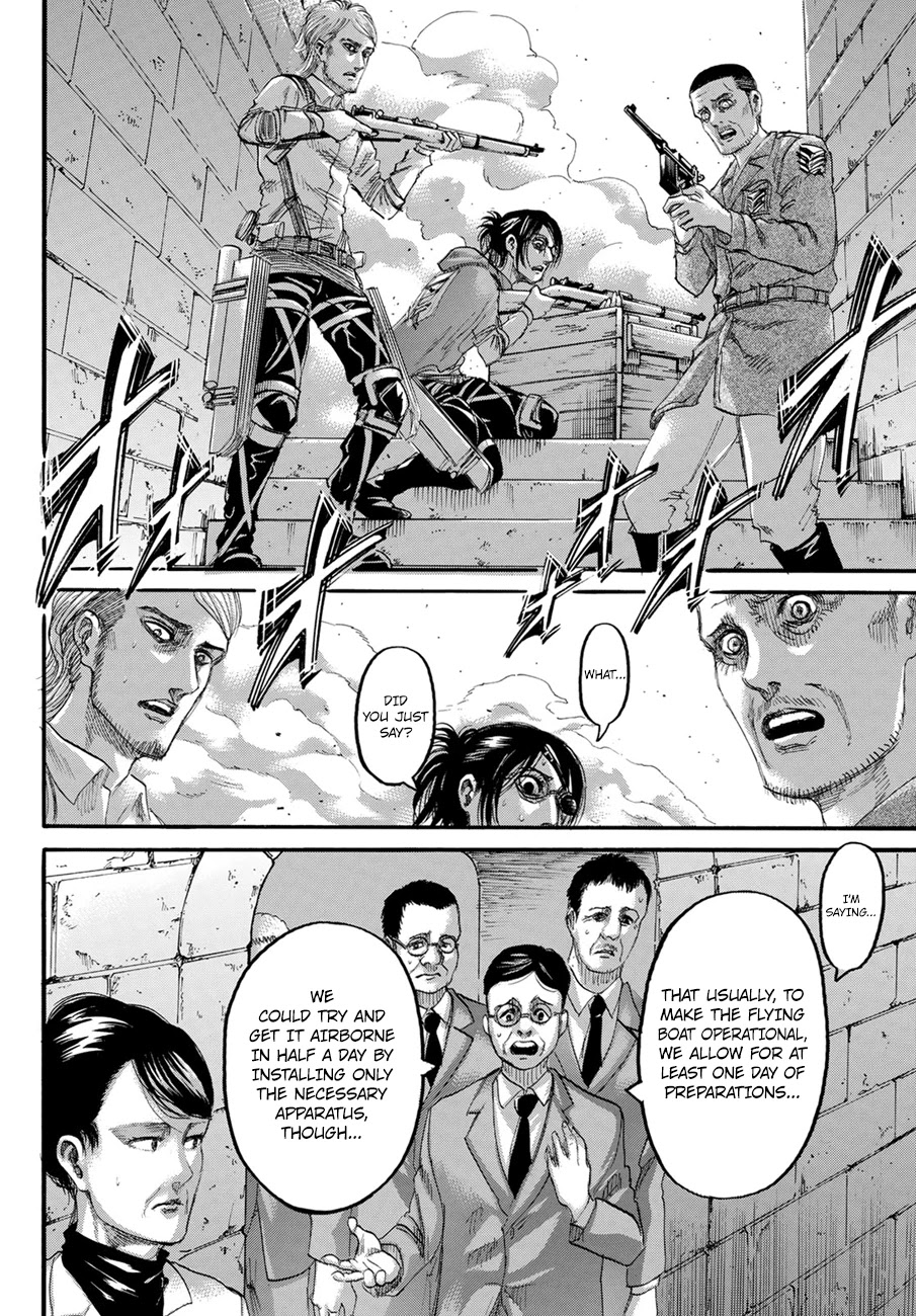 Attack on Titan manga, chapter 129, page 4 of 45
