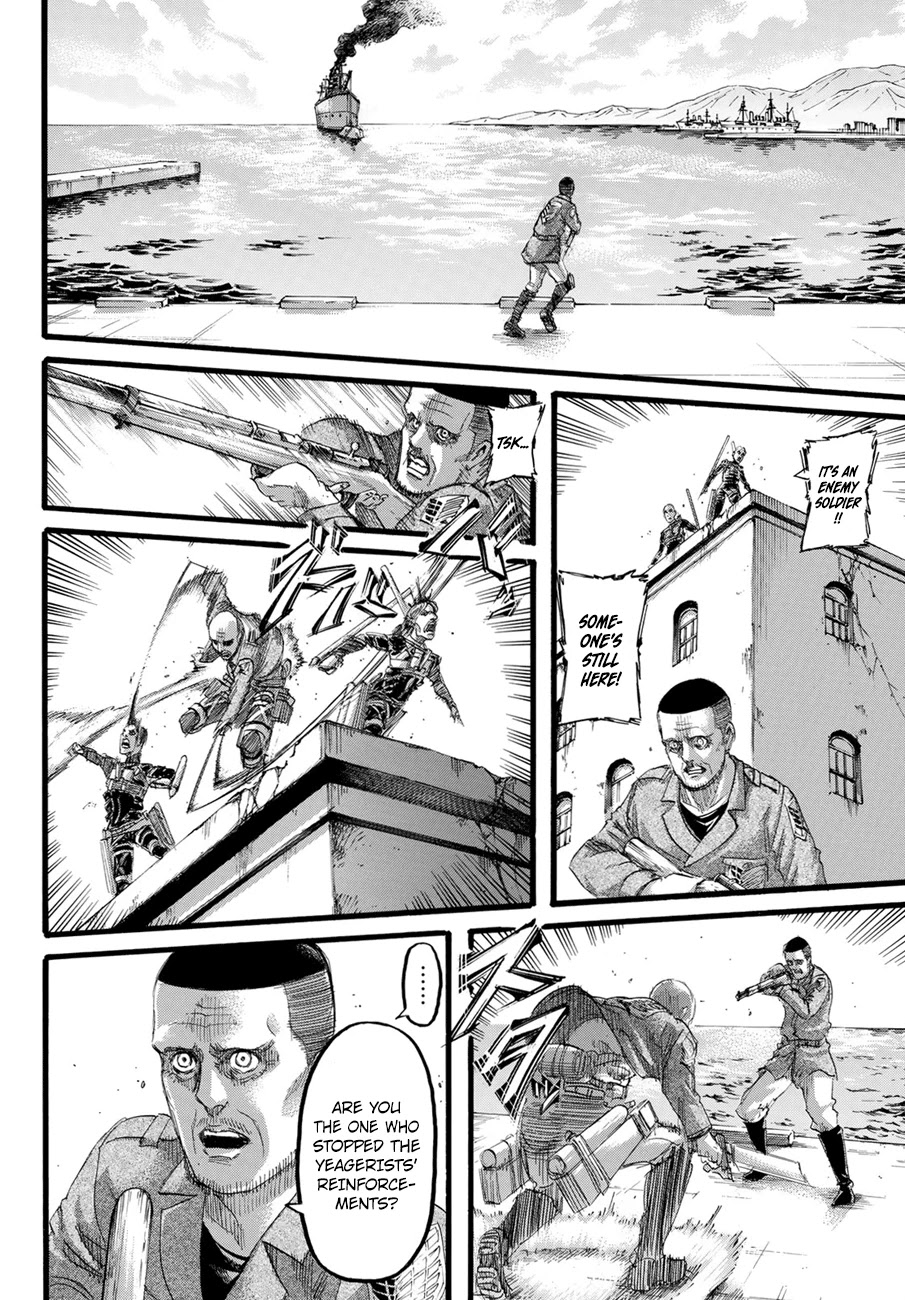 Attack on Titan manga, chapter 129, page 40 of 45