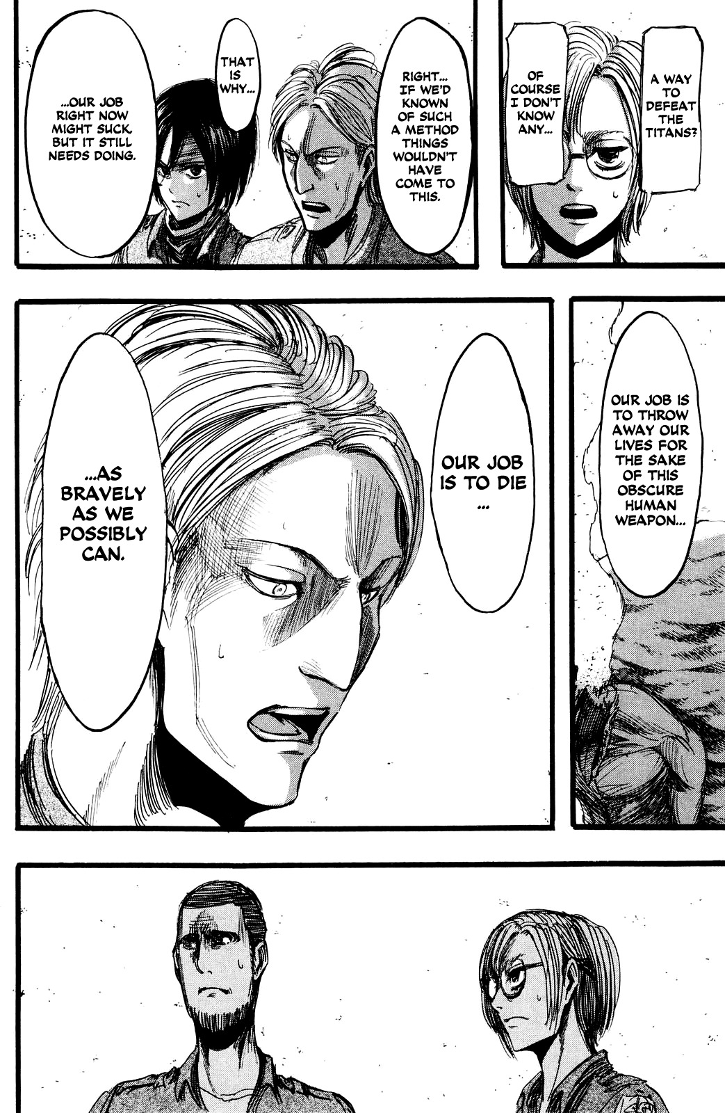 Attack on Titan manga, chapter 13, page 16 of 43