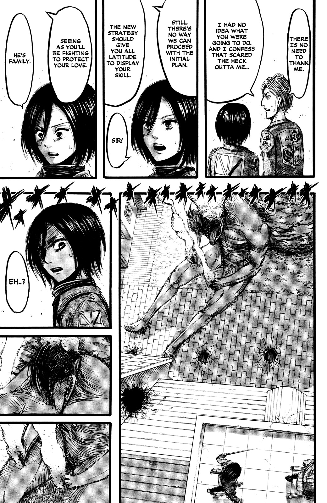 Attack on Titan manga, chapter 13, page 19 of 43