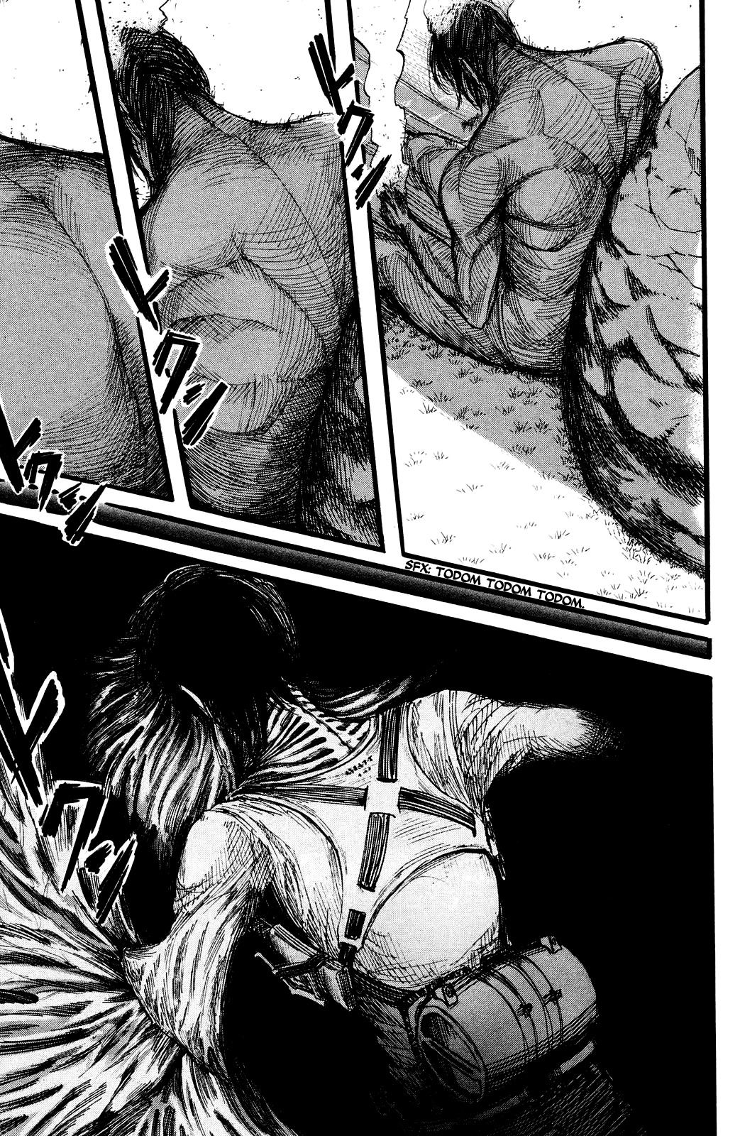 Attack on Titan manga, chapter 13, page 21 of 43