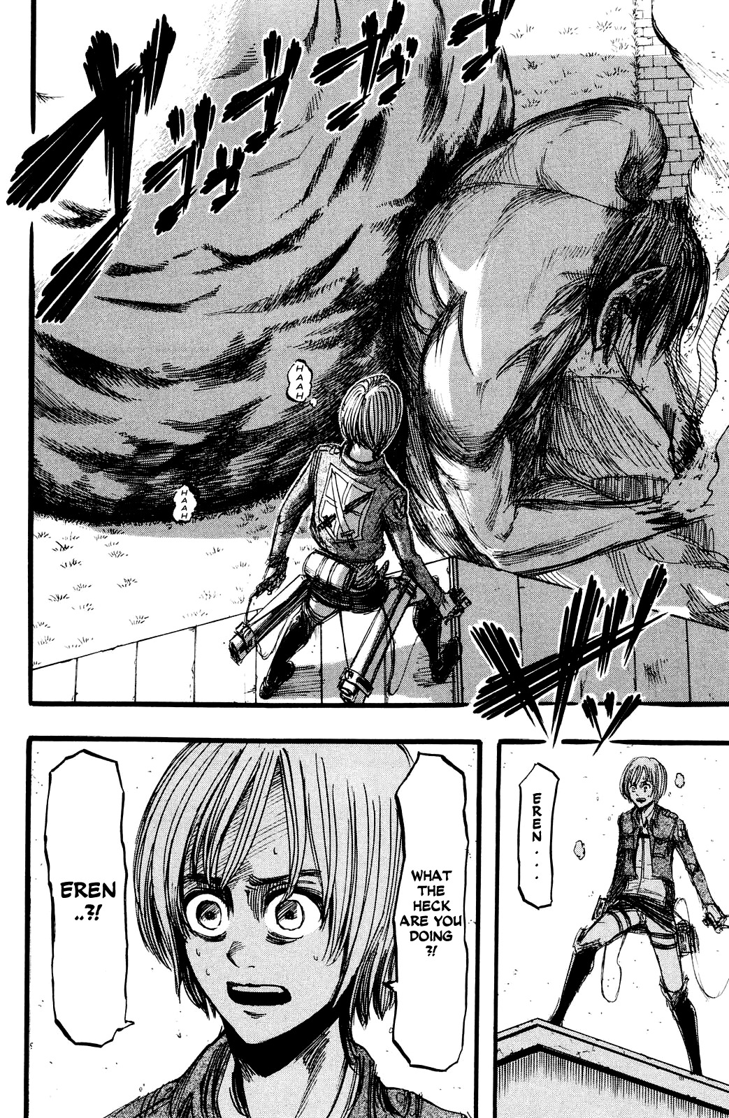 Attack on Titan manga, chapter 13, page 24 of 43