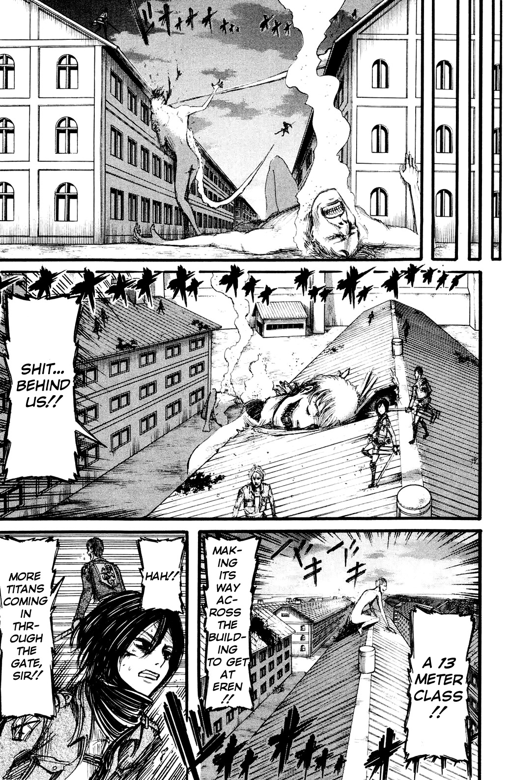 Attack on Titan manga, chapter 13, page 25 of 43