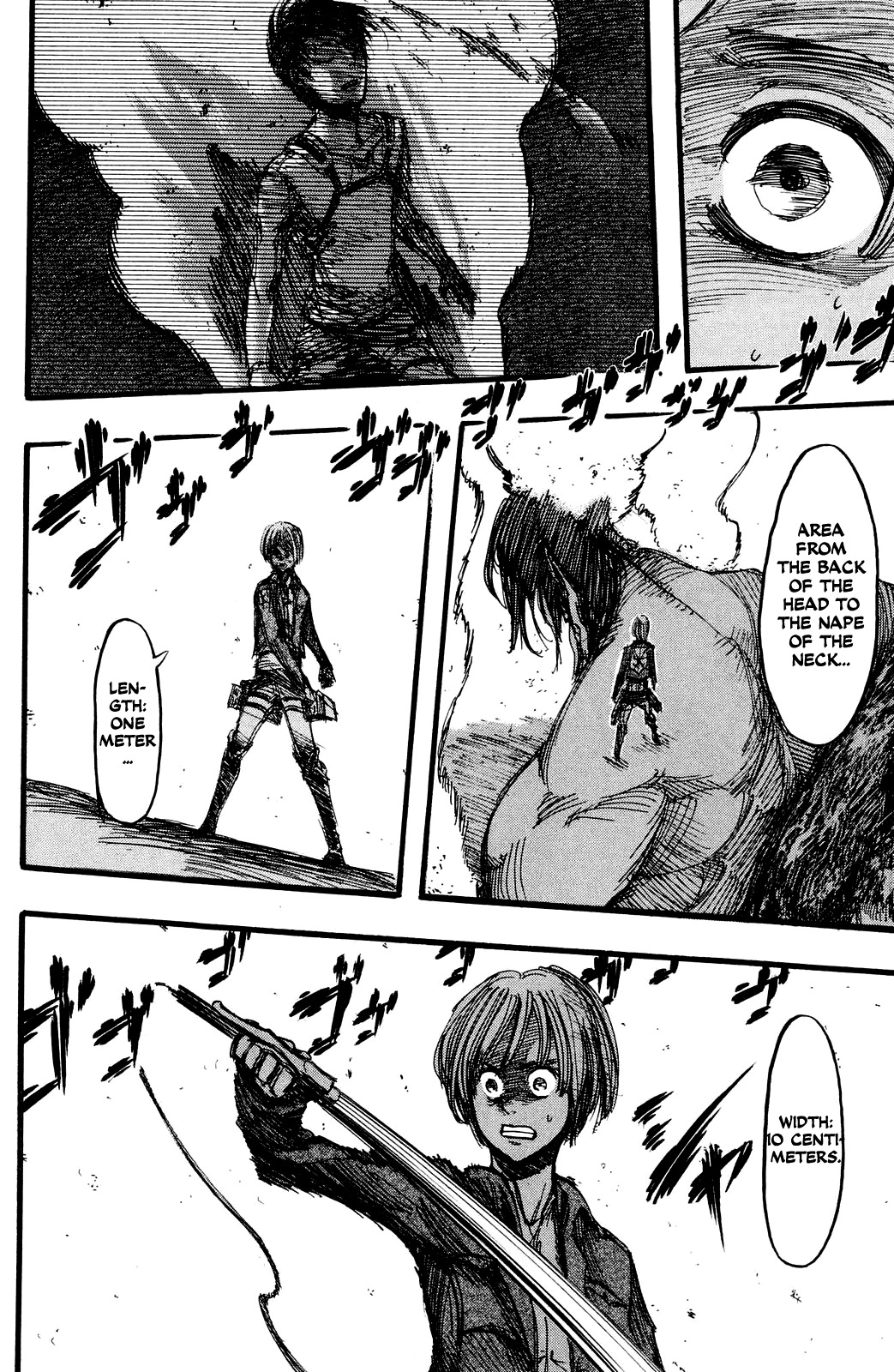 Attack on Titan manga, chapter 13, page 30 of 43